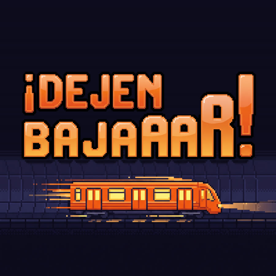 Logo de ¡Dejen Bajaaar!, el juego del Metro CDMX, un juego de Inmerxia